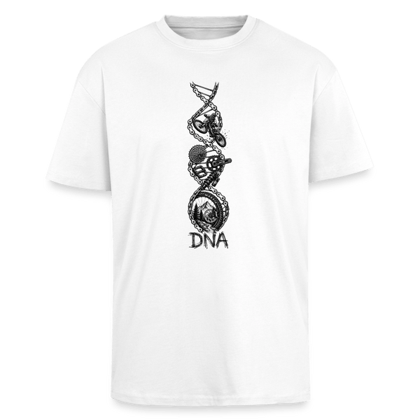 DNA - Oversized Heavyweight Unisex T-Shirt - Weiß