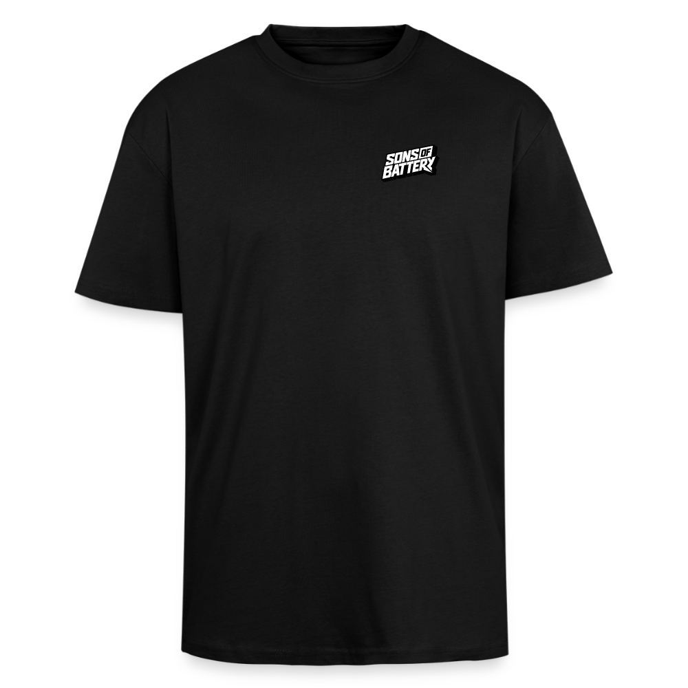 Spreadconnect Oversized Heavyweight Unisex T-Shirt Schwarz / XS Sons of Battery Logo 26 - Oversized Heavyweight Unisex T-Shirt E-Bike-Community