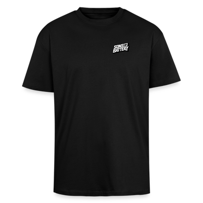 Spreadconnect Oversized Heavyweight Unisex T-Shirt Schwarz / XS Sons of Battery Logo 26 - Oversized Heavyweight Unisex T-Shirt E-Bike-Community