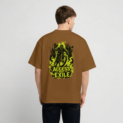 Spreadconnect Oversized Heavyweight Unisex T-Shirt ACCESS NOT EXILE - Oversized Heavyweight Unisex T-Shirt E-Bike-Community