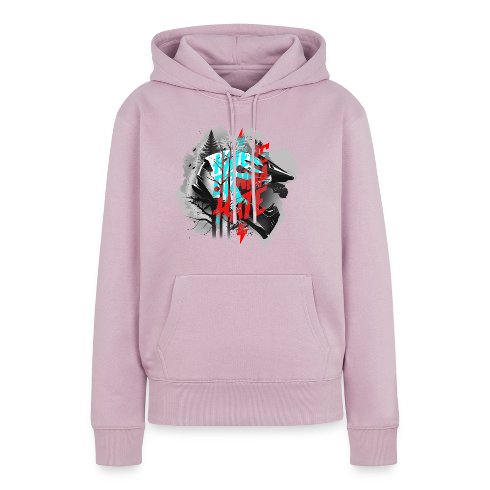 Haters Gonna Hate Fullface – Premium Hoodie für Frauen - Altrosa