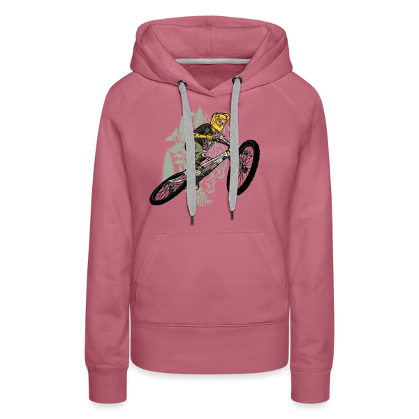 SPOD Frauen Premium Hoodie Malve / S Shred or Alive Jumper -Frauen Premium Hoodie E-Bike-Community
