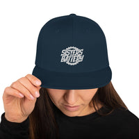 Printful Dunkles Navy SoB - Snapback-Cap - Sisters of Battery - Signature E-Bike-Community