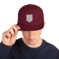 Printful Kastanienbraun SoB - Snapback-Cap E-Bike-Community