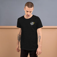 Printful Love 2 Ride gesticktes - Kurzärmeliges Unisex-T-Shirt E-Bike-Community