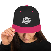 Printful Schwarz/ Neonpink SoB - Snapback-Cap - Sisters of Battery - Signature E-Bike-Community