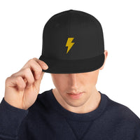 Printful Schwarz SoB - Snapback-Cap - Flash E-Bike-Community