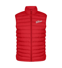 Shirtee Climber Steppweste ST/ST mit Stick Red / S Sons of Battery Oldschool Weste  - Organic Steppweste ST/ST mit Stick E-Bike-Community