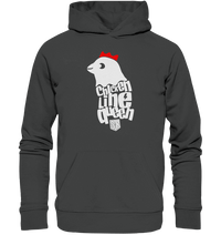 Shirtigo Hoodies Anthracite / XS Chicken Line - Queen Weiß - Organic Basic Hoodie E-Bike-Community