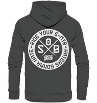 Shirtigo Hoodies Anthracite / XS Haters gonna Hate - Organic Fashion Hoodie (Flip Label) E-Bike-Community