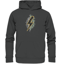 Shirtigo Hoodies Anthracite / XS Sob "Shred or Alive" Front - Organic Basic Hoodie (Flip Label) E-Bike-Community