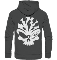 Shirtigo Hoodies Anthracite / XS SoB Skull White - Organic Fashion Hoodie E-Bike-Community