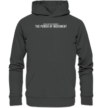 Shirtigo Hoodies Anthracite / XS The Power of Movement - Community Slogan - Organic Basic Hoodie E-Bike-Community