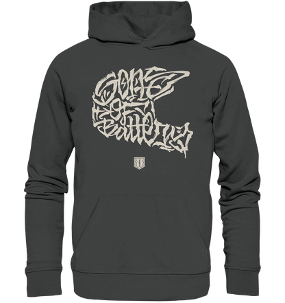 Shirtigo Hoodies Anthracite / XS The Power of Movement - Front Print - Organic Basic Hoodie (Flip Label) E-Bike-Community