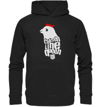 Shirtigo Hoodies Black / XS Chicken Line - Queen Weiß - Organic Basic Hoodie E-Bike-Community