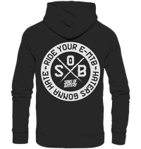 Shirtigo Hoodies Black / XS Haters gonna Hate - Organic Fashion Hoodie (Flip Label) E-Bike-Community
