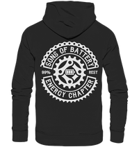 Shirtigo Hoodies Black / XS Sons of Battery - Classic OG - Organic Basic Hoodie (Flip Label) E-Bike-Community