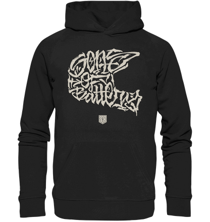 Shirtigo Hoodies Black / XS The Power of Movement - Front Print - Organic Basic Hoodie (Flip Label) E-Bike-Community