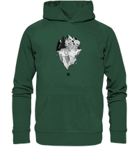Shirtigo Hoodies Bottle Green / XS Freedom - (Flip Label) - Organic Basic Hoodie E-Bike-Community