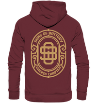 Shirtigo Hoodies Burgundy / XS Sons of Battery - Vintage Logo - Organic Hoodie E-Bike-Community