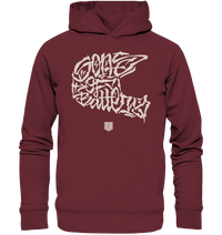 Shirtigo Hoodies Burgundy / XS The Power of Movement - Frontprint - Organic Fashion Hoodie (Flip Label) E-Bike-Community