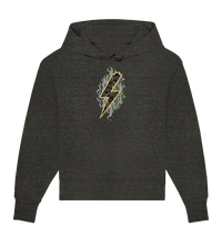Shirtigo Hoodies Dark Heather Grey / S Sob "Shred or Alive" Front - Organic Oversize Hoodie (Flip Label) E-Bike-Community