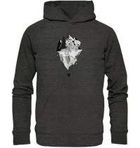 Shirtigo Hoodies Dark Heather Grey / XS Freedom - (Flip Label) - Organic Basic Hoodie E-Bike-Community