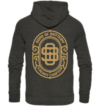 Shirtigo Hoodies Dark Heather Grey / XS Sons of Battery - Vintage Logo - Organic Fashion Hoodie E-Bike-Community