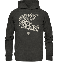 Shirtigo Hoodies Dark Heather Grey / XS The Power of Movement - Front Print - Organic Hoodie (Flip Label) E-Bike-Community
