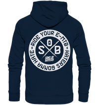 Shirtigo Hoodies French Navy / XS Haters gonna Hate - Organic Fashion Hoodie (Flip Label) E-Bike-Community