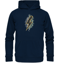 Shirtigo Hoodies French Navy / XS Sob "Shred or Alive" Front - Organic Basic Hoodie (Flip Label) E-Bike-Community