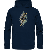 Shirtigo Hoodies French Navy / XS Sob "Shred or Alive" Front - Organic Hoodie (Flip Label) E-Bike-Community