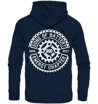 Shirtigo Hoodies French Navy / XS Sons of Battery - Classic OG - Organic Basic Hoodie (Flip Label) E-Bike-Community