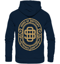 Shirtigo Hoodies French Navy / XS Sons of Battery - Vintage Logo - Organic Basic Hoodie E-Bike-Community