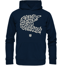 Shirtigo Hoodies French Navy / XS The Power of Movement - Front Print - Organic Hoodie (Flip Label) E-Bike-Community