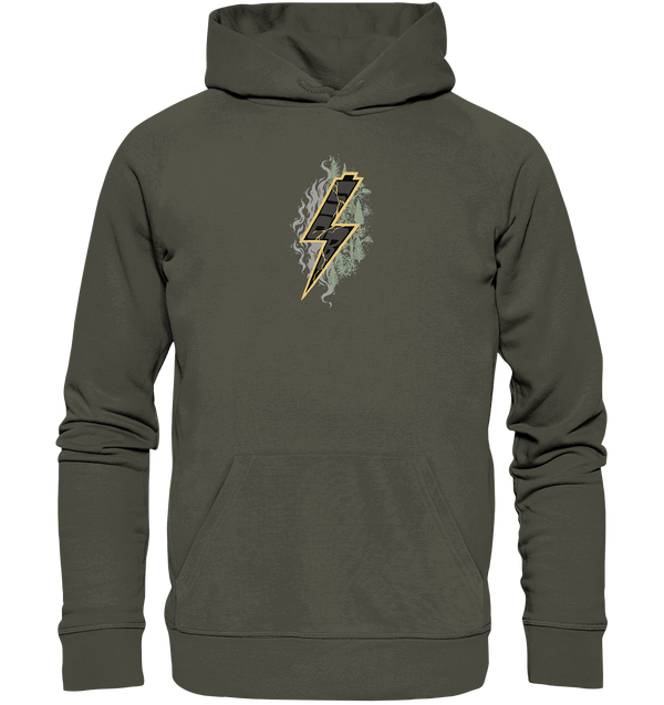 Shirtigo Hoodies Khaki / XS SoB - Shred or Alive - Organic Basic Hoodie E-Bike-Community