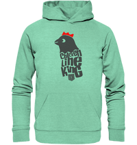 Shirtigo Hoodies Mid Heather Green / XS Chicken Line - King  - Organic Hoodie E-Bike-Community