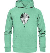 Shirtigo Hoodies Mid Heather Green / XS Freedom - (Flip Label) - Organic Hoodie E-Bike-Community