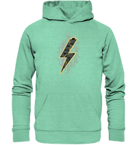 Shirtigo Hoodies Mid Heather Green / XS Sob "Shred or Alive" Front - Organic Hoodie (Flip Label) E-Bike-Community