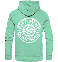 Shirtigo Hoodies Mid Heather Green / XS Sons of Battery - Classic OG - Organic Hoodie (Flip Label) E-Bike-Community
