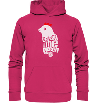 Shirtigo Hoodies Raspberry / XS Chicken Line - Queen Weiß - Organic Basic Hoodie E-Bike-Community