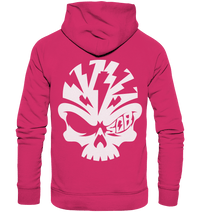 Shirtigo Hoodies Raspberry / XS SoB Skull White - Organic Basic Hoodie E-Bike-Community