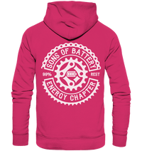 Shirtigo Hoodies Raspberry / XS Sons of Battery - Classic OG - Organic Basic Hoodie (Flip Label) E-Bike-Community