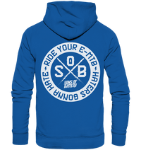 Shirtigo Hoodies Royal Blue / XS Haters gonna Hate - Organic Hoodie (Flip Label) E-Bike-Community