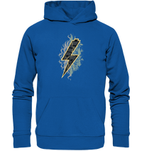 Shirtigo Hoodies Royal Blue / XS Sob "Shred or Alive" Front - Organic Hoodie (Flip Label) E-Bike-Community
