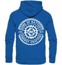 Shirtigo Hoodies Royal Blue / XS Sons of Battery - Classic OG - Organic Hoodie (Flip Label) E-Bike-Community
