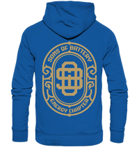 Shirtigo Hoodies Royal Blue / XS Sons of Battery - Vintage Logo - Organic Basic Hoodie E-Bike-Community