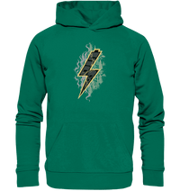 Shirtigo Hoodies Varsity Green / XS Sob "Shred or Alive" Front - Organic Hoodie (Flip Label) E-Bike-Community