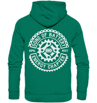 Shirtigo Hoodies Varsity Green / XS Sons of Battery - Classic OG - Organic Hoodie (Flip Label) E-Bike-Community