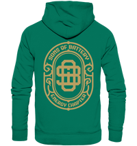 Shirtigo Hoodies Varsity Green / XS Sons of Battery - Vintage Logo - Organic Hoodie E-Bike-Community